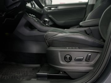 Car seat with seat controls