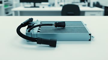 Low voltage PTC heater on desk