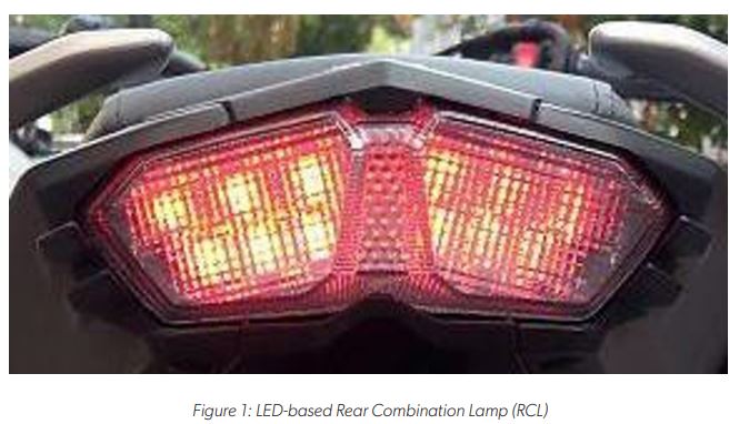 Two Wheeler Stop/Tail LED Driver Figure 1: LED-based Rear Combination Lamp