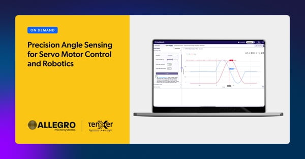 Precision Angle Sensing for Servo Motor Control and Robotics Webinar Image